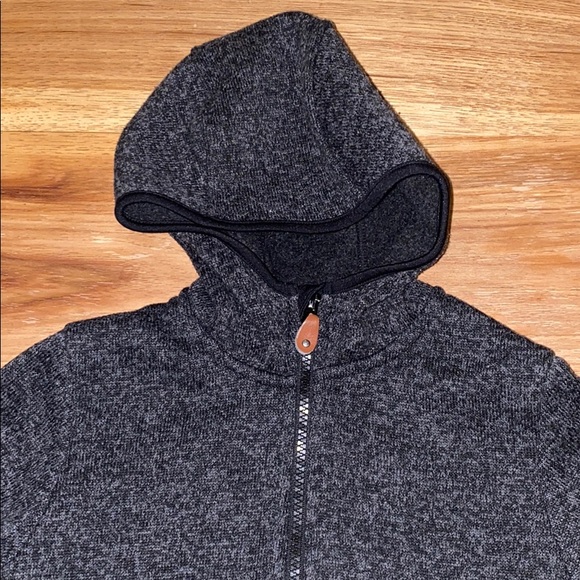 👦Boys H&M heather black zip up hoodie size 6-8 - Picture 3 of 8